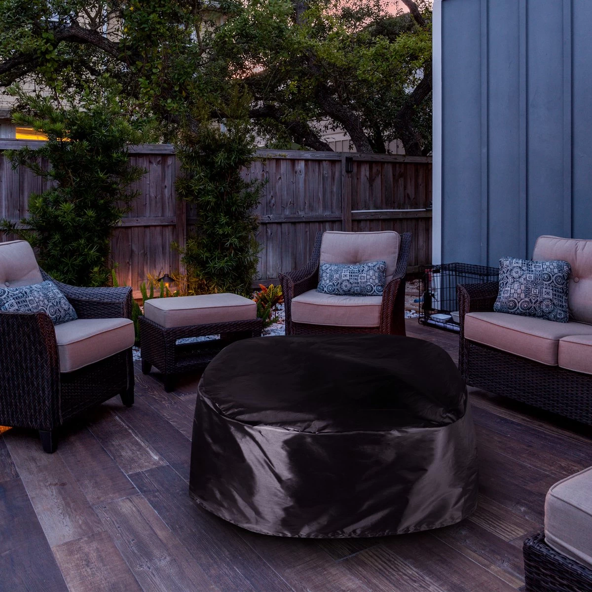 Housse De Cheminée - Avec Cordon De Serrage - 80 X 150 Cm - Imperméable - Housse - Zwart - Fabriqué En Polyester 210D - Super Solide Et Léger – Image 3