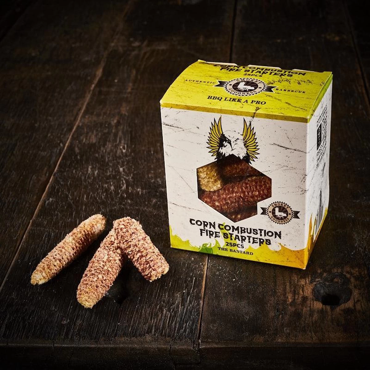 Smokey Goodness Oak Smoke Dust / Best Of Beef Smoke Chips Blend / Apple Smoke Chunks / Corn Combustion Fire Starter