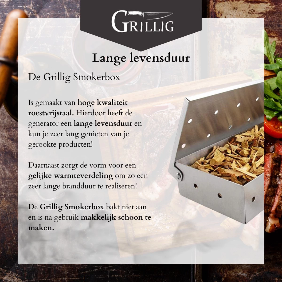 Whimsical - Artisan Large - Smokerbox - 6 Types De Copeaux De Fumée - Bois De Fumée Pour Fumer à Chaud - Chêne - Hêtre - Aulne - Cerisier - Esdoorn - Hickory - 12 Litres – Image 3