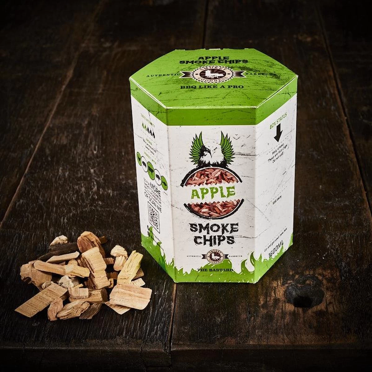 Copeaux De Fumée De Cherry Smokey Goodness / Chips De Fumée De Apple / Chips De Fumée De Baril De Vin / Chips De Fumée Finlandaise Enflammée