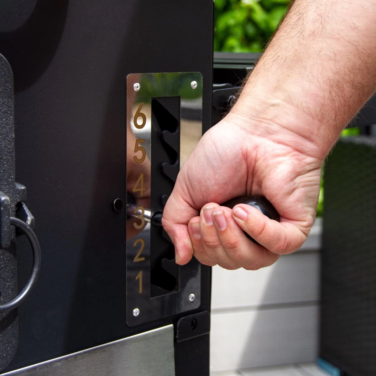 BBQ Grill XXL Fumoir Fumoir - Barbecue à Charbon De Bois De Jardin - Y Compris Housse De Pluie Brosse Métallique Espace De Rangement Pliable – Image 12