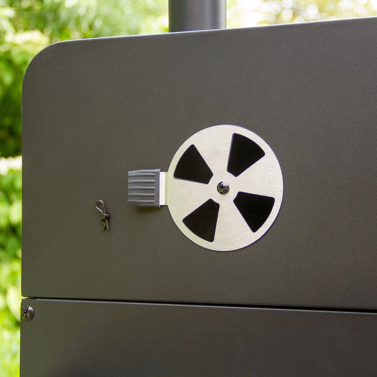 BBQ Grill XL Smoker Jardin - Barbecue à Charbon De Bois De Bois - Y Compris Housse De Pluie - Brosse Métallique - Espace De Rangement Rabattable – Image 10