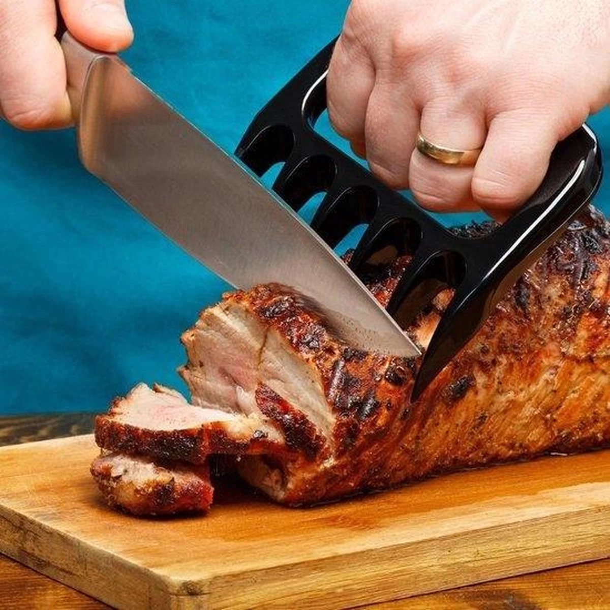 Pinces à Viande De Niveau 25 - Pinces à Viande - Perfect Pour Le Porc Effiloché Et La Viande BBQ- Accessoires De Barbecue - Griffes De Tigre - Broyeurs De Viande – Image 3