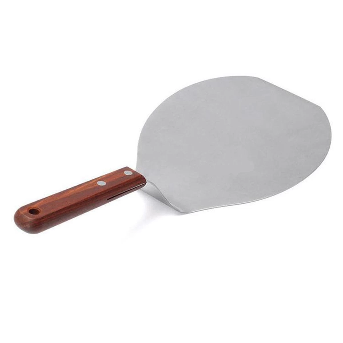 ForeverKitchen Pelle à Pizza Pour Four - Acier Inoxydable Avec Manche En Bois - Pelle à Pizza Petite - 16 Cm