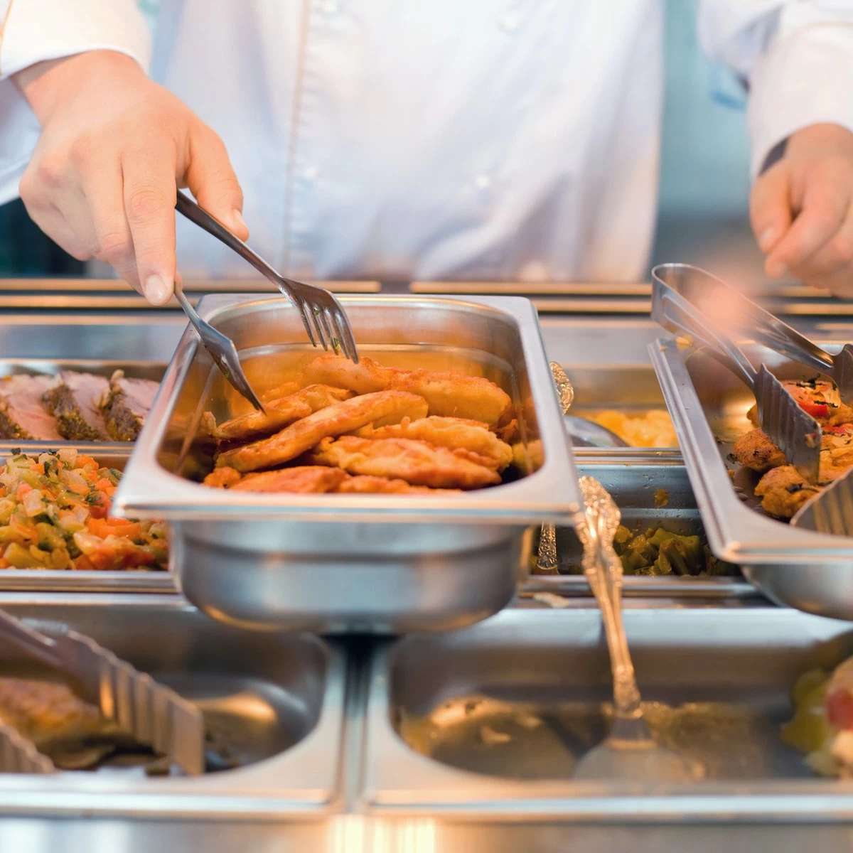 Relaxdays 2x Pinces De Service En Acier Inoxydable - Pinces à Spaghetti - Pinces à Salade - Pinces à Pâtes - Inoxydable – Image 5