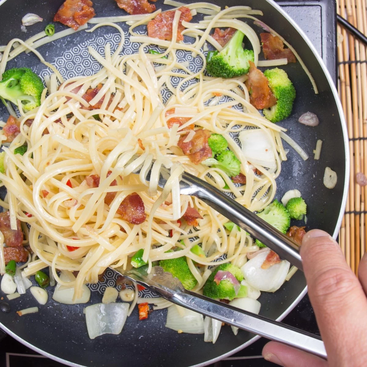 Pince à Spaghetti Orange85 - Acier Inoxydable - 23 Cm - Argent - Pinces à Pâtes - Ustensiles De Cuisine – Image 3