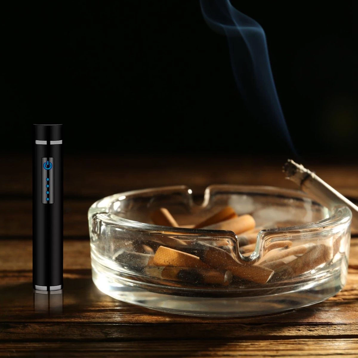 Briquet électronique - Plasma USB - Briquet Storm - Taille Compacte - Rechargeable - Couleur Or – Image 4