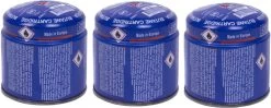 Camping - Réchaud / Réchaud - 3x - Recharge Gaz - Réservoir à Piquer - 190 Grammes