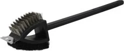 Barbecue - Brosse De Nettoyage 3 En 1 Pour Barbecue - Plastique - Grattoir En Acier Inoxydable - Brosse De Nettoyage Pour Barbecue - Brosse Métallique - Grattoir - Éponge à Récurer