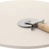 Pierre à Pizza Pour BBQ/ Four Ronde En Céramique - 33 Cm / 13 Pouces - Avec Poignées Et Coupe-pizza - Assiette à Pizza / Assiettes à Pizza - Faire De La Pizza