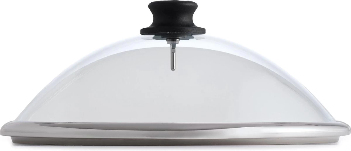 Couvercle En Verre LotusGrill Pour Classic Ø350mm - Avec Thermomètre Intégré – Image 2