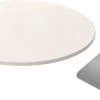 BBQ/ Four Pierre à Pizza Ronde En Céramique 33 Cm Avec Poignées Et Coupe-pizza - Avec Pelle à Pizza Pliante En Acier Inoxydable 25 Cm - Pierre à Pizza