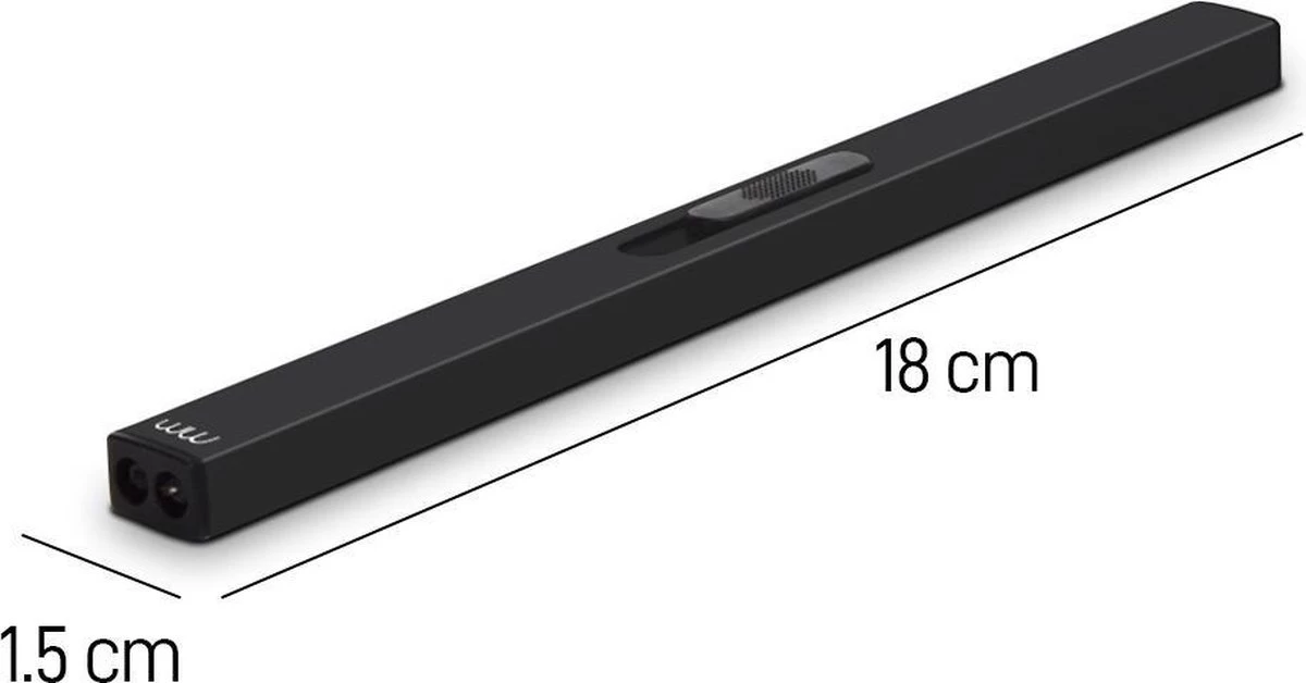 Briquet Plasma MikaMax - Briquet Électrique - Batterie 170 MAh - Avec Câble De Charge - Zwart – Image 5