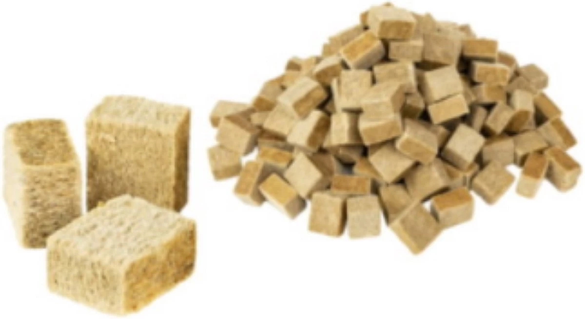 Meilleur Choix - Boîte Allume-feu 616 Pièces - Qualité Supérieure + Gants En Vinyl (1 Paire) - Cubes Marron – Image 2