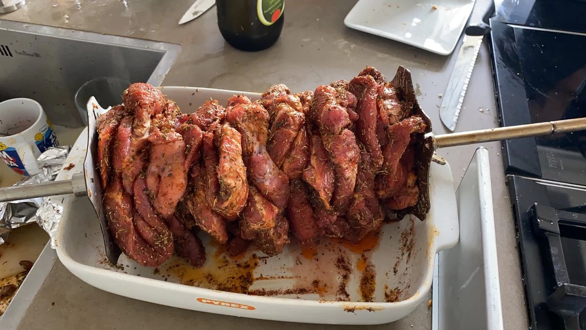 Ensemble De Brochettes Pour Brochette De Rôtisserie BBQ Ensemble Universel Adapté à La Plupart Des Rôtissoires Broches De Barbecue – Image 5