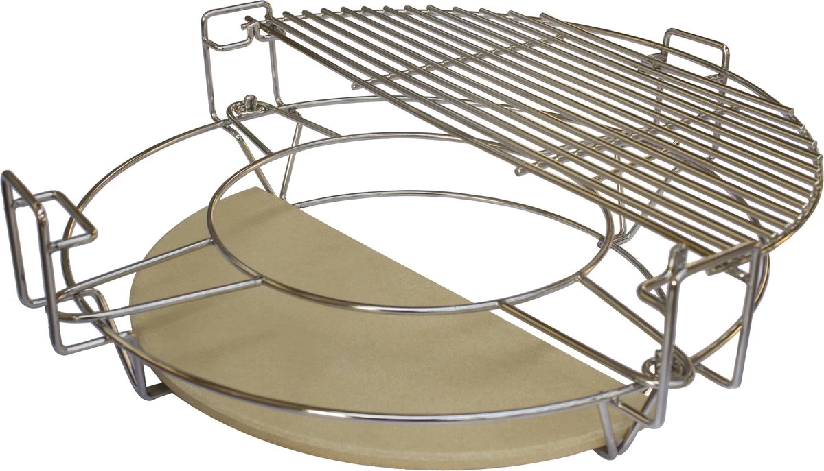 PROKING Divide & Conquer - Système De Cuisson à Multi Niveaux - Kamado - BBQ - Barbecue - Medium 18 Pouces