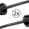 Brosse à Barbecue - 3 En 1 - Nettoyage Du Barbecue Avec Brosse Grattoir Et Tampon à Récurer - Lot De 2 Pièces