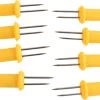 Fourchettes à épis De Maïs Orange85 - 8 Pièces - Jaune - Cuisine - Accessoires De Vêtements Pour Bébé - Acier Inoxydable - Plastique - Porte-épis De Maïs