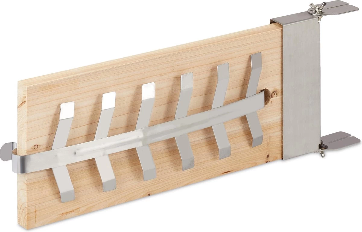 Relaxdays Planche Fumoir Saumon - Lot De 2 - XL - Bois De Cèdre - Planche Saumon - Barbecue - Nature – Image 8