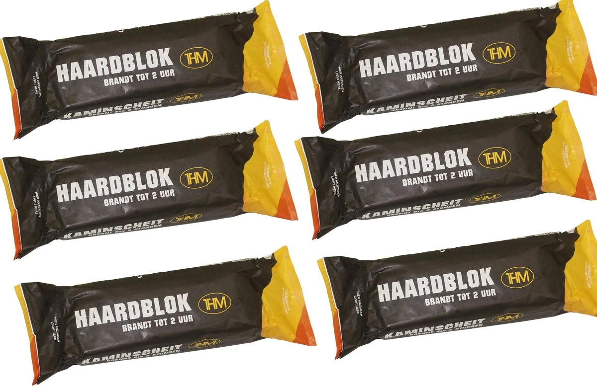 Cheminée Cheminée - Bloc De Feu 8 Pièces - 2 Heures Par Bloc - Allume-feu Avec 2 Heures De Temps De Combustion – Image 2