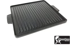 Plaque De Contact Universelle En Fonte - Plaque De Cuisson - Plaque De Cuisson - Grille De Grill 38x38cm