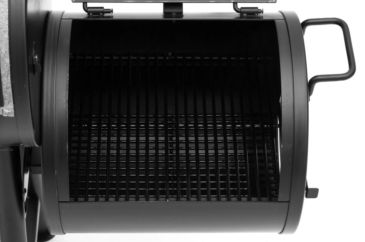 Mustang Fumoir Déporté Georgia XXL - Fumoir - FumoirBarbecue - Barbecue - Bois - Charbon De Bois - Fil D'acier émaillé épais - XXL - 119 KG ! - 175x70x192cm – Image 4