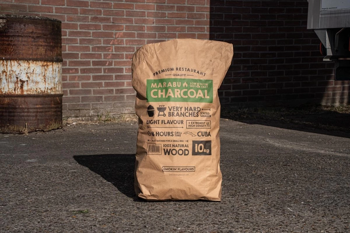 Smokin' Flavours Charbon Marabu 10 KG - Barbecue - Charbon De Bois - 10KG - Naturel - Kool – Image 2