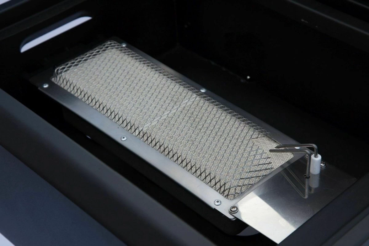 Barbecue Combiné El Fuego Arizona - Barbecue - Bbq - Zwart - Grille De Cuisson En Fonte Et Acier Chromé - 83 Kg - Dimensions Environ 203 X 127 X 60 Cm – Image 3