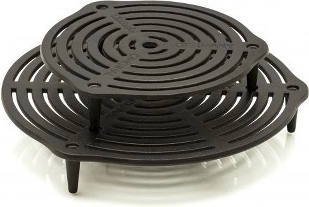 Dessous De Plat / Grille Petromax - Fonte - Ø30cm - Avec Pieds, Empilable (GR-S30) – Image 3