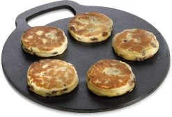 KitchenCraft Kitchen Craft Brique Antiadhésive Avec Recettes Dans Une Boîte Cadeau, Ronde, Fonte, 27 Cm X 6,5 Mm