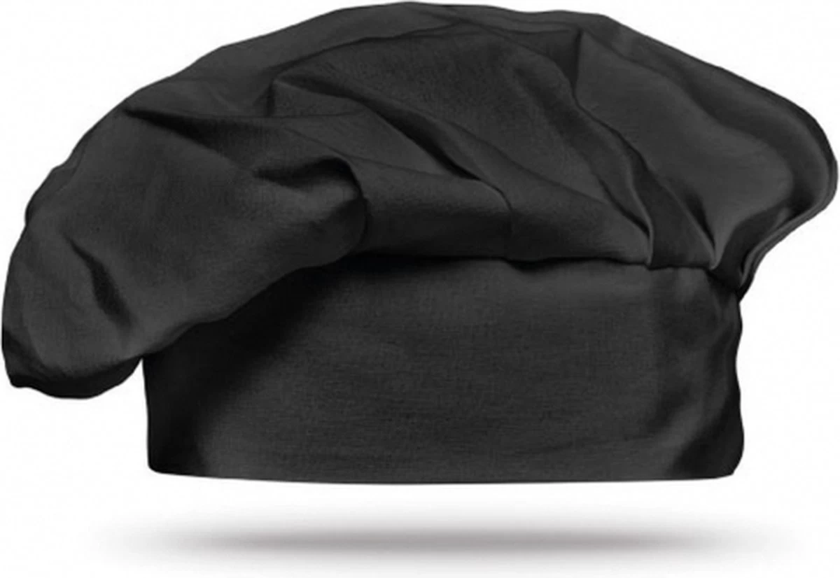 Tablier De Cuisine Master Chef Black Men Avec Toque De Chef / Chapeau De Cuisine Noir - Tenue De Chef / Outfit De Barbecue – Image 3