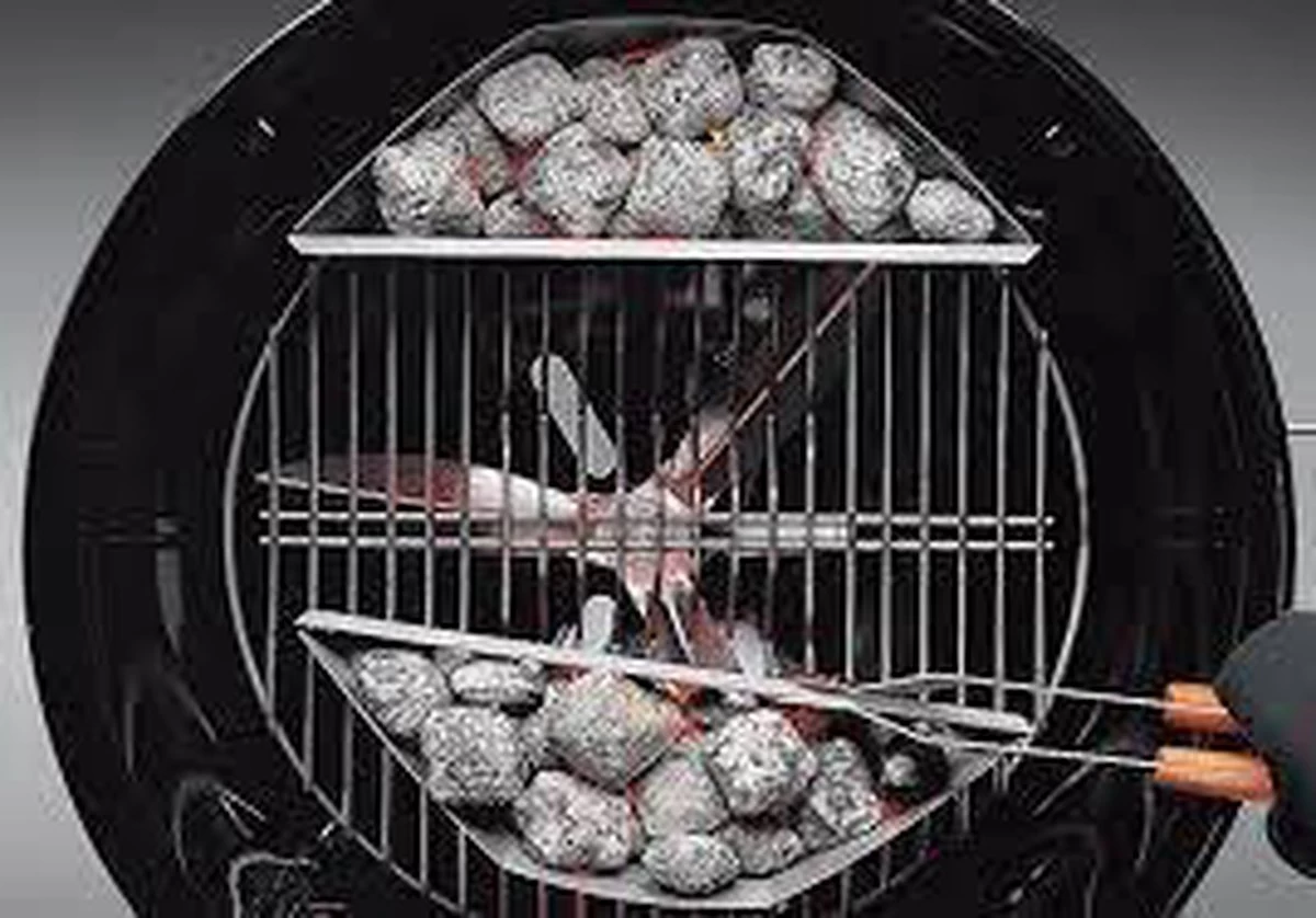 Jeu De 2 Porte-briquettes U.S.A. Pour Barbecue Kogel De 47 Et 57 Cm (incl Convient Pour Weber) – Image 2