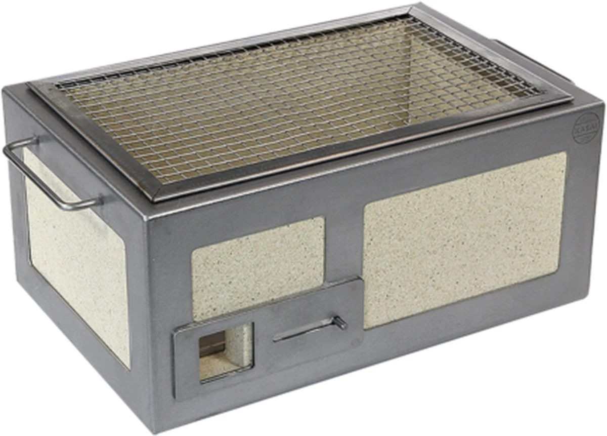 SousVideTools - 16075 - Gril Nano Pro Kasai Konro Avec Cadre En Acier Inoxydable - BBQ Hibachi De Style Japonais Traditionnel – Image 6