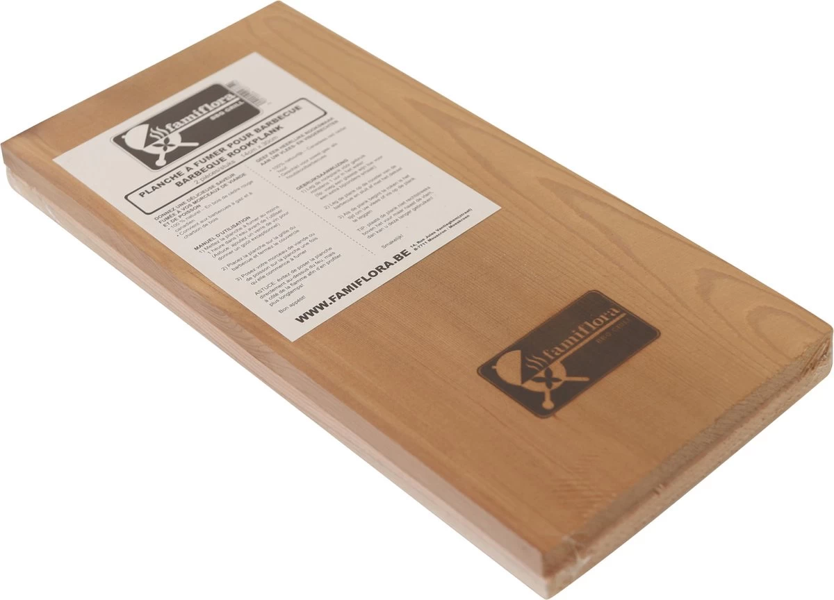 Planche à Fumer Pour Barbecue Cèdre Rouge Du Canada 30 X 14cm - 2 Pièces