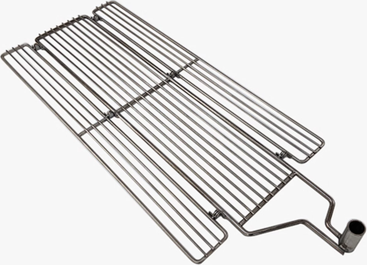 Grille De Grill Pliante En Acier Inoxydable Auspit 680 Mm X 330 Mm Avec Pince