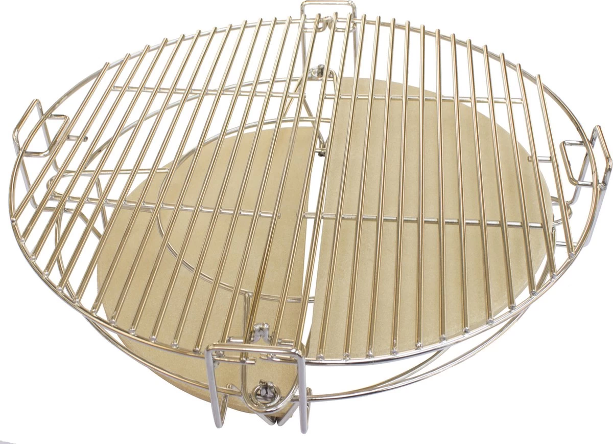 PROKING Divide & Conquer - Système De Cuisson à Multi Niveaux - Kamado - BBQ - Barbecue - Medium 18 Pouces – Image 5