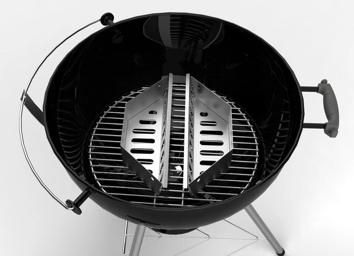 Jeu De 2 Porte-briquettes U.S.A. Pour Barbecue Kogel De 47 Et 57 Cm (incl Convient Pour Weber) – Image 3