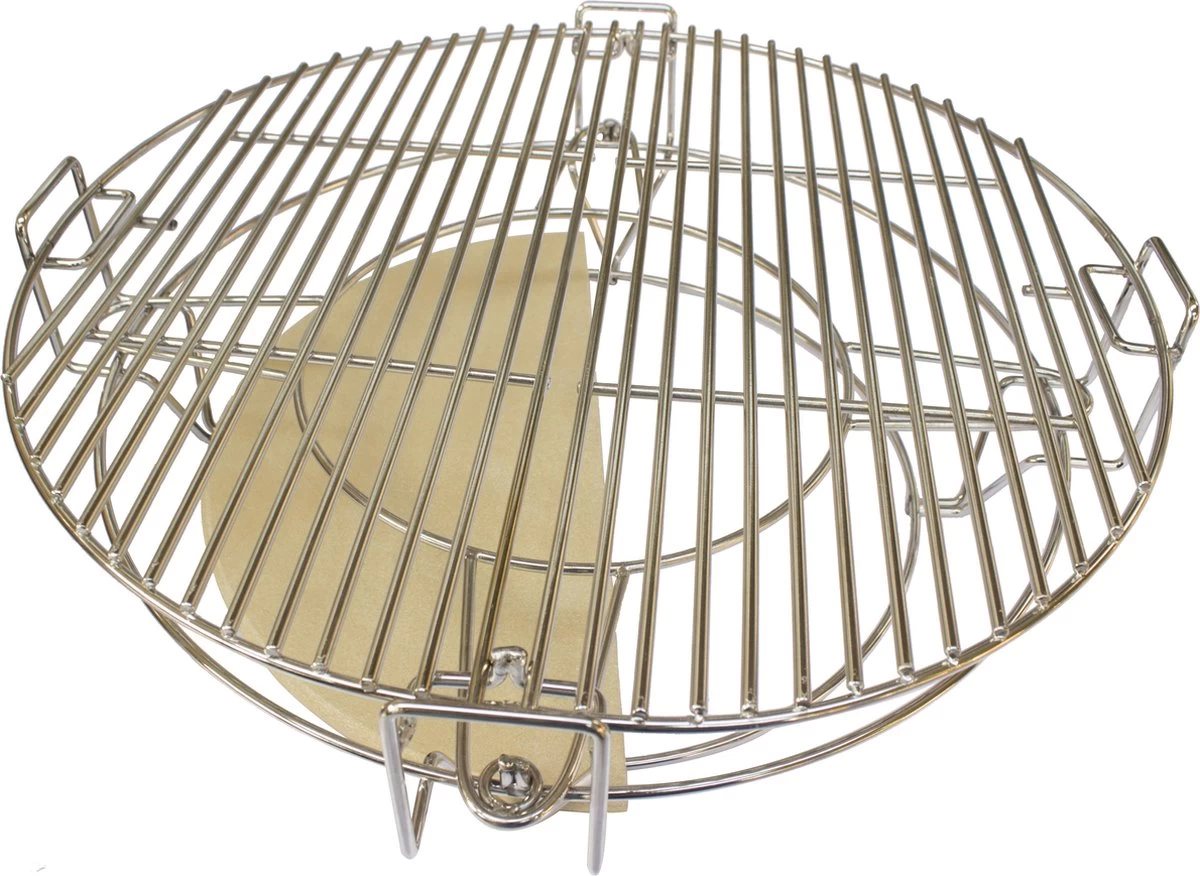 PROKING Divide & Conquer - Système De Cuisson à Multi Niveaux - Kamado - BBQ - Barbecue - Medium 18 Pouces – Image 9