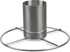 Porte-poulet BBQ ø 20x10cm Bol Liquide Pour Vapeur
