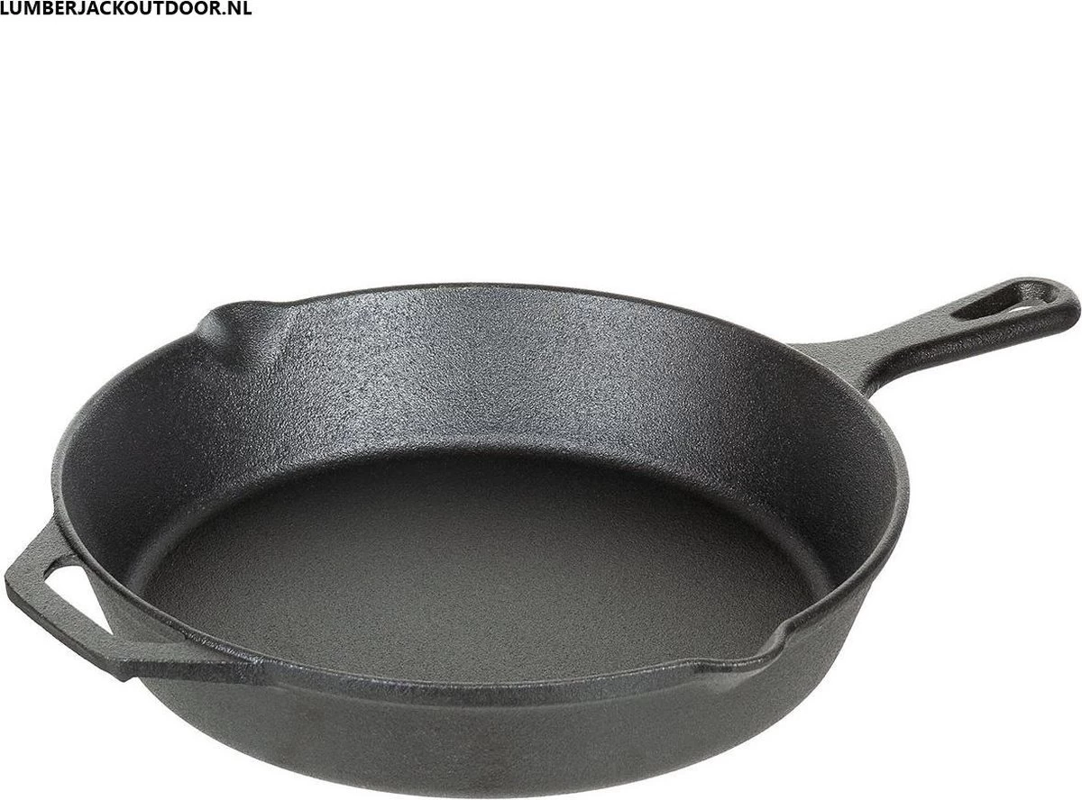 MFH Plein Air - Plaque à Pâtisserie - Fonte - Poignée - Ø 30 Cm – Image 2