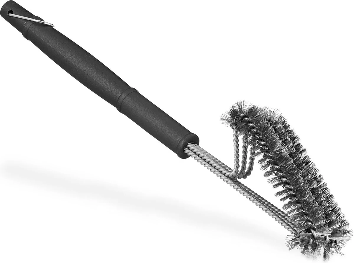 Relaxdays 2x Brosse De Barbecue En Acier Inoxydable - Brosse Métallique Brosse De Nettoyage De Barbecue Brosse Métallique – Image 2