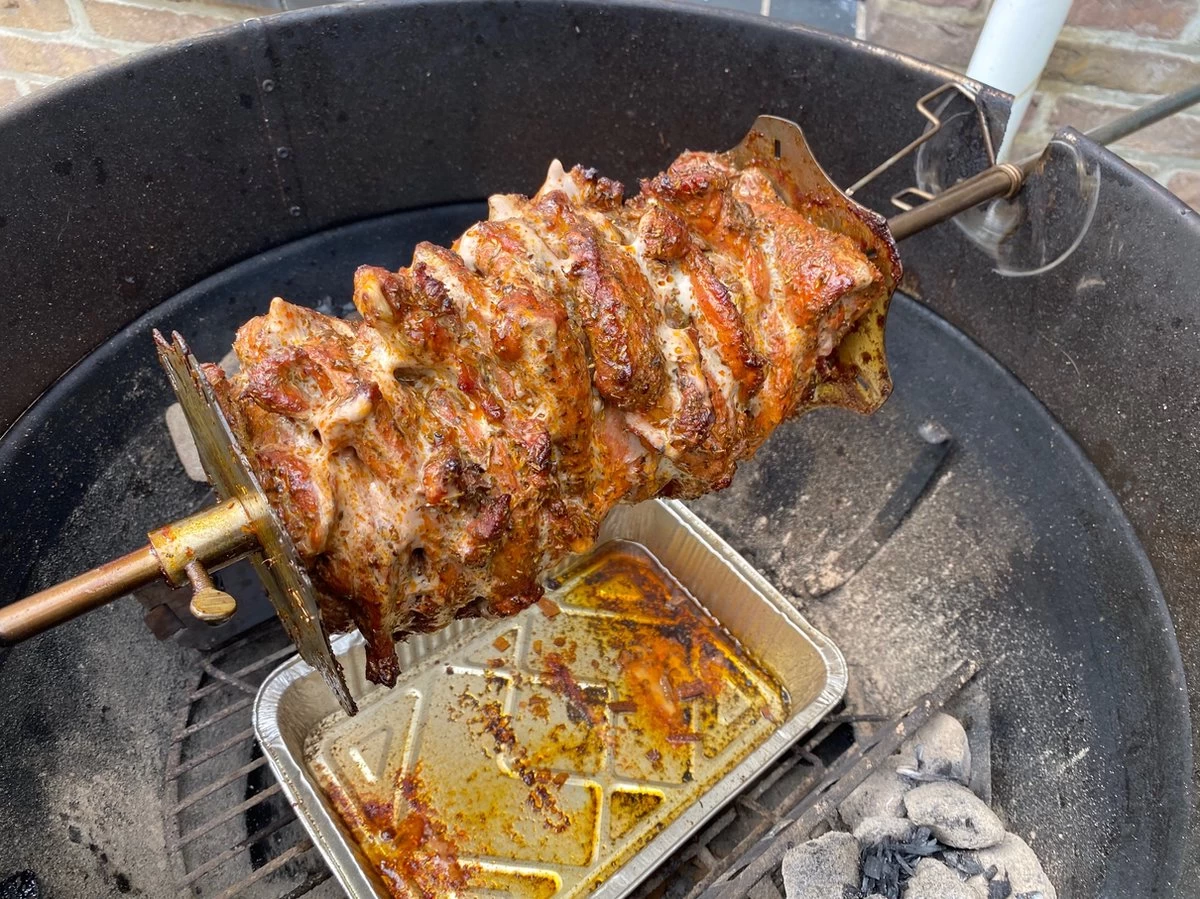 Ensemble De Brochettes Pour Brochette De Rôtisserie BBQ Ensemble Universel Adapté à La Plupart Des Rôtissoires Broches De Barbecue – Image 11