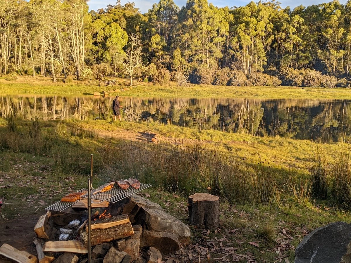 Grille De Grill Pliante En Acier Inoxydable Auspit 680 Mm X 330 Mm Avec Pince – Image 11