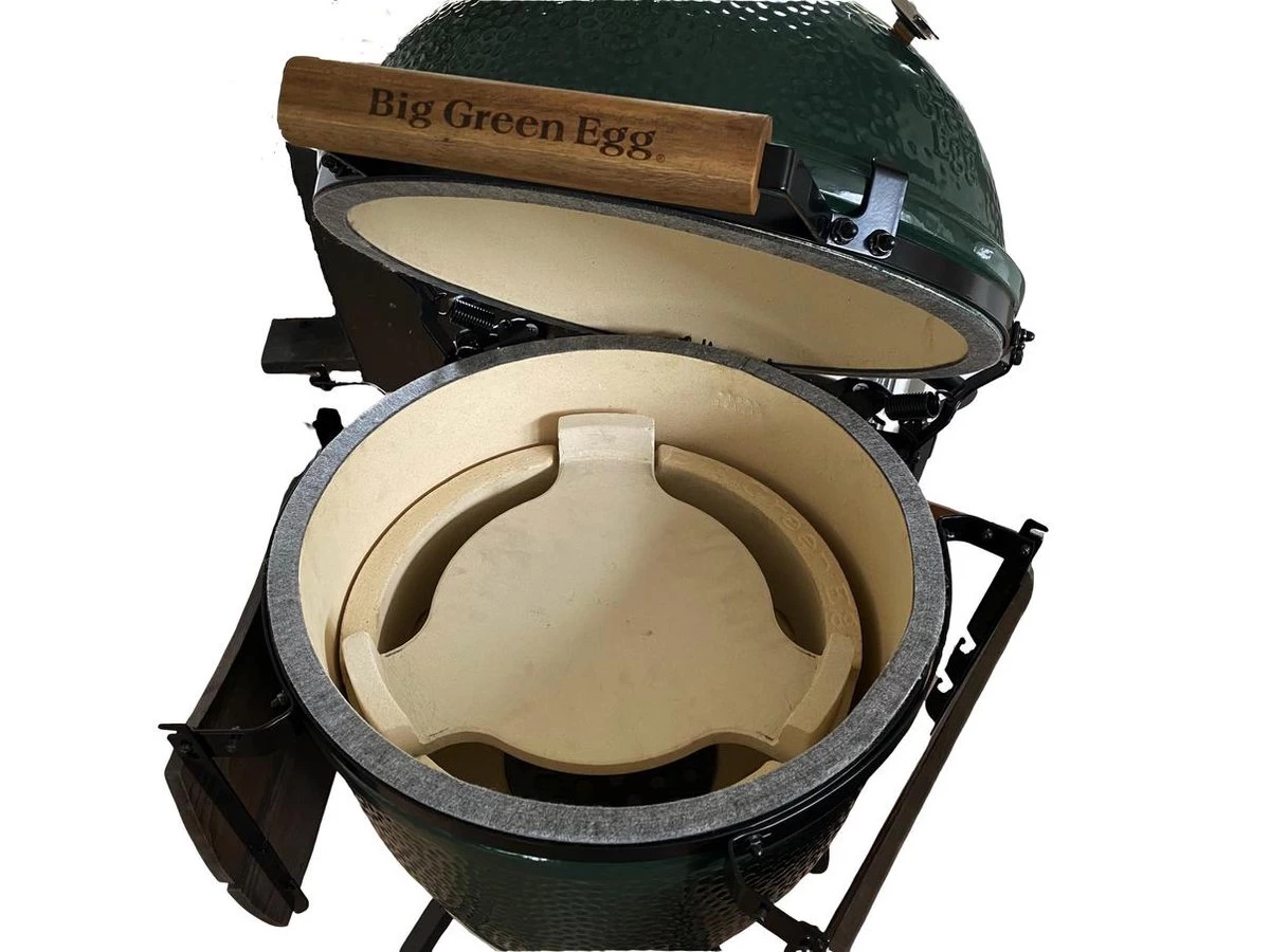 Set De Pose D'assiettes / Déflecteur De Chaleur Avec Poussoir Pour Grand Barbecue Kamado Ø 46 CM – Image 10