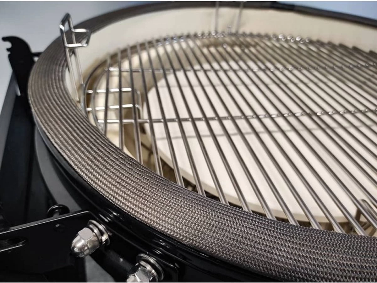 Evolve Advanced Solo - Barbecue Kamado 24" / 61 CM / XXL - Sans Base Ni Tables D'appoint - Accessoires Gratuits Inclus - Parois En Céramique - Forme D'oeuf - Chaleur Directe + Chaleur Indirecte - Ventilation Professionnelle - Thermomètre Intelligent – Image 13