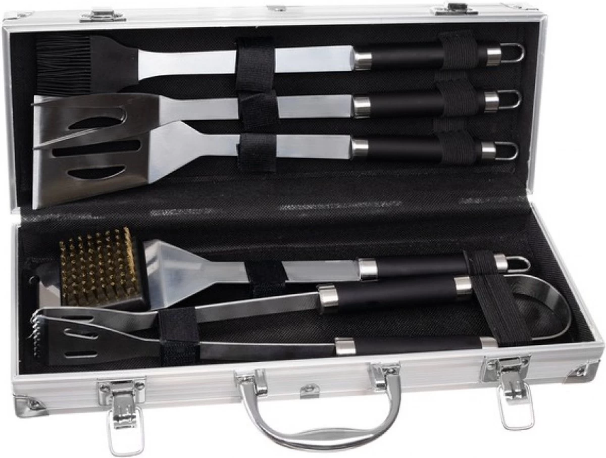 Kaminer - Set De Barbecue - Accessoires De Barbecue - Pinces à Barbecue - Outils De Barbecue - 5 Pièces Avec étui – Image 10