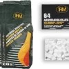 5X Briquettes De Charbon De Bois De 3 KG Avec Allume-feu 64 Pièces - Barbecue - BBQ - 5 Pièces - Briquettes De 15 Kilogrammes