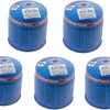 5x Maximum 360ML/190gram Butane - Cartouche De Gaz Propane Cartouche De Gaz De 6,7 Oz Bouteille De Gaz Butane Réservoir De Piquage Réservoir De Gaz De Camping Pour Cuisinière Ou Barbecue