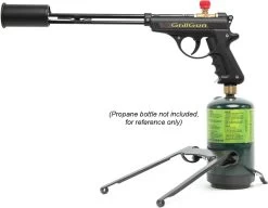 GrillBlazer Grill Gun Basic - Avec Support - Allume BBQ - Le Best Allume-feu - à L'exclusion Du Propane/butane/gaz -