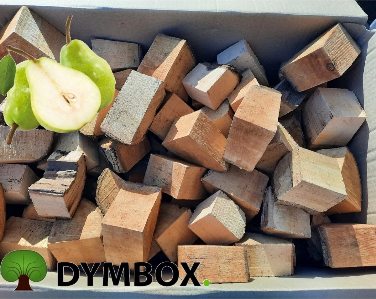 1,5 Kg De Morceaux De Poire|Bois De Fumage Pour Le BBQ Kamado |Fumoir| 100% Poire Non Traité |Boîte Dym